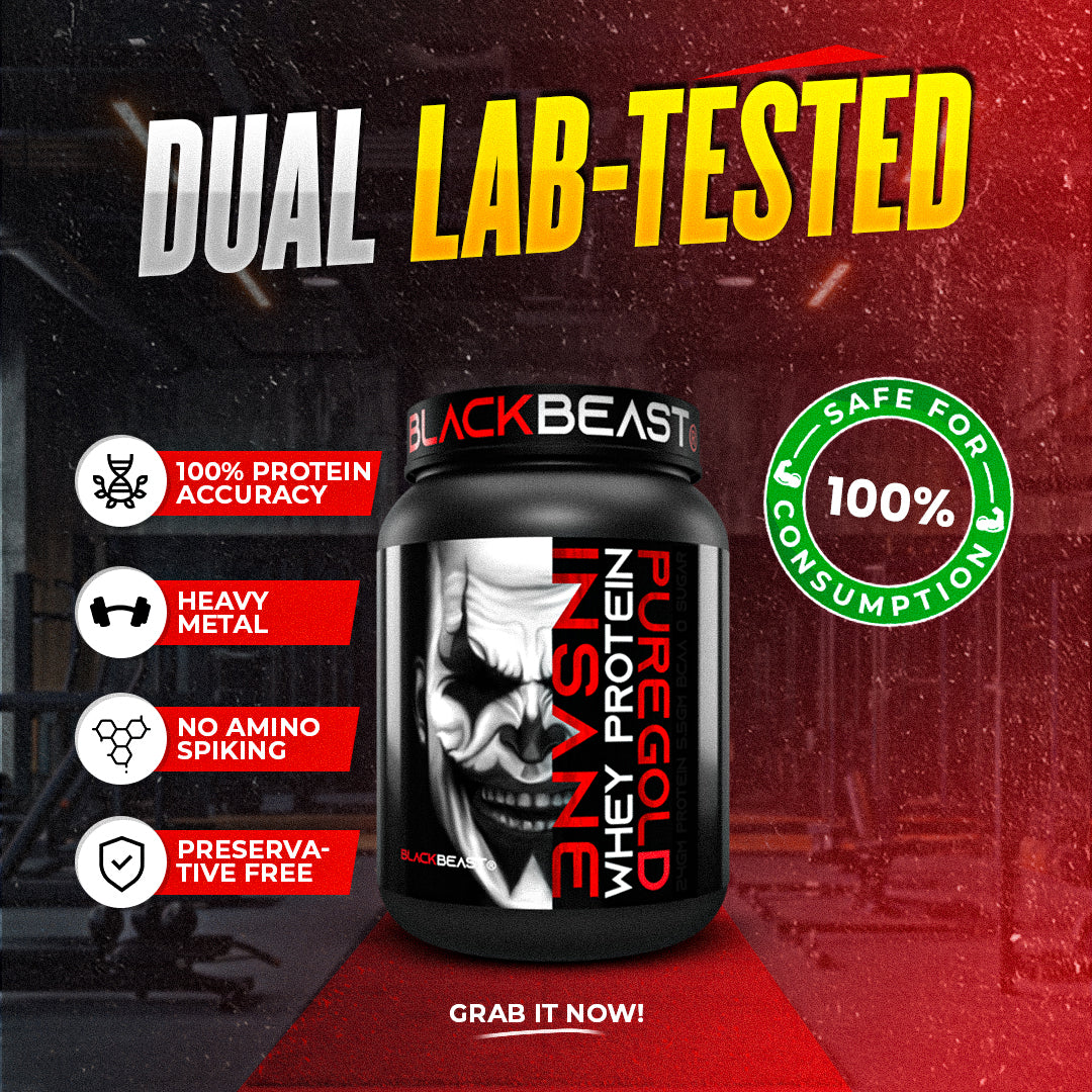 BLACKBEAST INSANE WHEY PROTEIN PUREGOLD + Multivitamin Combo