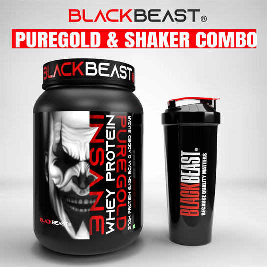 BLACKBEAST WHEY PROTEIN PUREGOLD + SHAKER COMBO