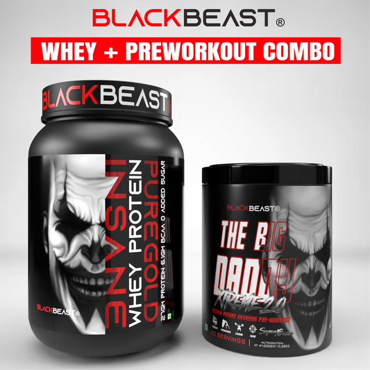 BLACKBEAST WHEY PROTEIN PUREGOLD + BIG DADDY XTREME 2.0 PREWORKOUT COMBO