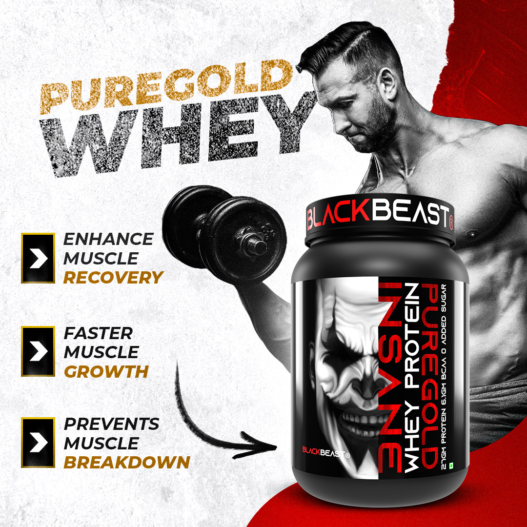 BLACKBEAST INSANE WHEY PROTEIN PUREGOLD + Multivitamin Combo